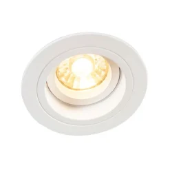 Smart inbouwspot wit rond kantelbaar incl. Wifi GU10 - Chuck