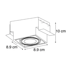 Smart inbouwspot wit trimless incl. Wifi GU10 - Oneon 1