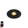 Smart inbouwspot zwart incl Wifi GU10 50mm - Buco