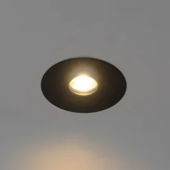 Smart inbouwspot zwart incl Wifi GU10 50mm - Buco