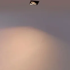 Smart inbouwspot zwart incl. Wifi GU10 trimless - Oneon 1