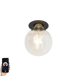 Smart inbouwspot zwart incl. WiFi G95 lichtbron - Insight