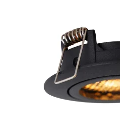 Smart inbouwspot zwart incl. WiFi GU10 verstelbaar - Ude Honey