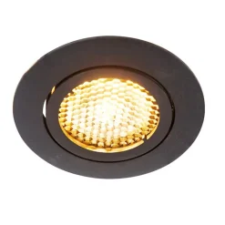 Smart inbouwspot zwart incl. WiFi GU10 verstelbaar - Ude Honey