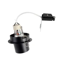 Smart inbouwspot zwart kantelbaar incl. wifi GU10 - Installa