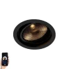 Smart inbouwspot zwart verstelbaar incl. Wifi GU10 111mm - Coop 111 Honey
