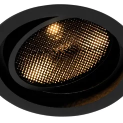 Smart inbouwspot zwart verstelbaar incl. Wifi GU10 111mm - Coop 111 Honey