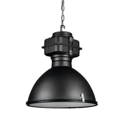 Smart industriële hanglamp zwart 53 cm incl. A60 Wifi - Sicko