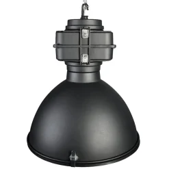 Smart industriële hanglamp zwart 53 cm incl. A60 Wifi - Sicko