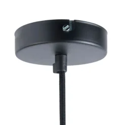 Smart industriële hanglamp zwart met goud 50 cm incl. Wifi G125 - Magna Eco