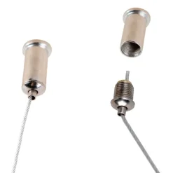 Smart industriële hanglamp zwart incl. 4 WiFi A60 - Cage