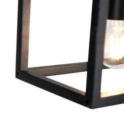 Smart industriële hanglamp zwart incl. 4 WiFi A60 - Cage