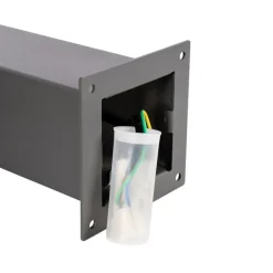 Smart industriële staande buitenlamp antraciet 30 cm incl. Wifi P45 - Denmark