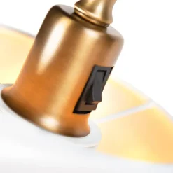 Smart klassieke vloerlamp brons met wit incl. Wifi A60 - Ashley