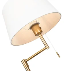 Smart klassieke vloerlamp brons met wit incl. WiFi A60 - Ladas Fix