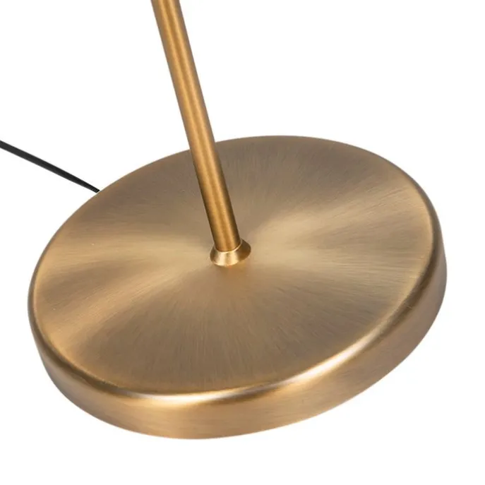 Smart klassieke vloerlamp brons met wit incl. WiFi A60 - Ladas Fix