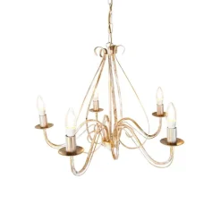 Smart kroonluchter wit 5-lichts incl. Wifi B35 - Giuseppe