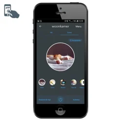 Smart kroonluchter wit 5-lichts incl. Wifi B35 - Giuseppe