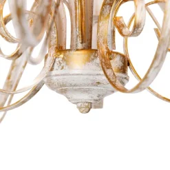 Smart kroonluchter wit 5-lichts incl. Wifi B35 - Giuseppe