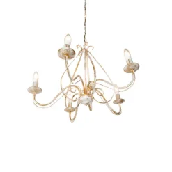 Smart kroonluchter wit 5-lichts incl. Wifi B35 - Giuseppe