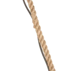 Smart landelijke hanglamp rotan incl. Wifi G125 lichtbron - Calamus