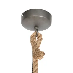 Smart landelijke hanglamp rotan incl. Wifi G125 lichtbron - Calamus