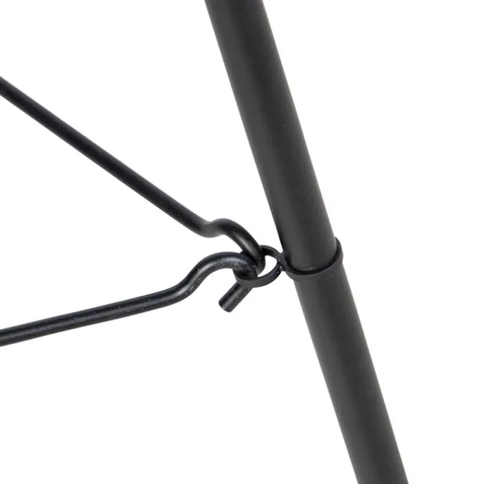 Smart landelijke vloerlamp rotan incl. WiFi A60 - Manila