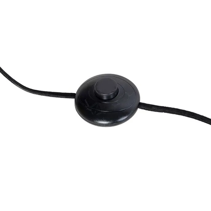 Smart landelijke vloerlamp rotan incl. WiFi A60 - Manila