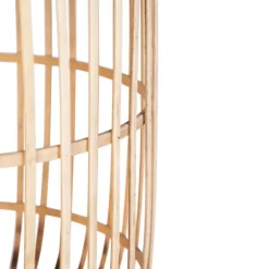 Smart landelijke vloerlamp rotan incl. WiFi A60 - Manila