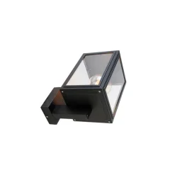 Smart landelijke wandlamp zwart incl. Wifi G95 - Sutton Up