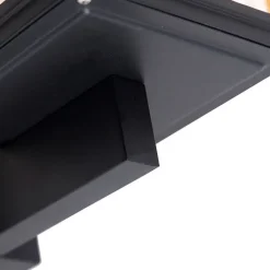 Smart landelijke wandlamp zwart incl. Wifi G95 - Sutton Up