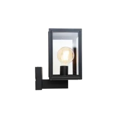 Smart landelijke wandlamp zwart incl. Wifi G95 - Sutton Up