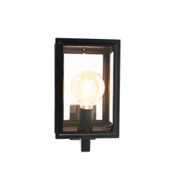 Smart landelijke wandlamp zwart incl. Wifi G95 - Sutton Up