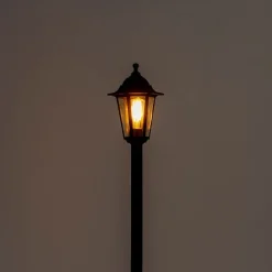 Smart lantaarn zwart 122 cm incl. Wifi ST64 - New Haven
