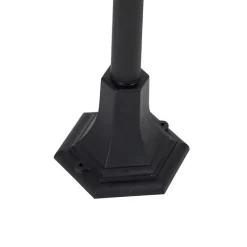 Smart lantaarn zwart 122 cm incl. Wifi ST64 - New Haven