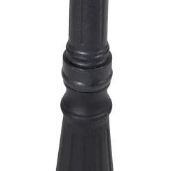 Smart lantaarn zwart 3-lichts IP44 incl. Wifi ST64 - Capital