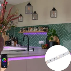 Smart LED strip RGBW 5 meter 18W 1600 lm 2700-6500K