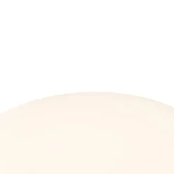 Smart moderne buiten vloerlamp zwart kap witincl. Wifi A60 - Virginia