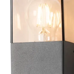 Smart moderne buiten wandlamp antraciet IP44 incl. Wifi P45 - Denmark