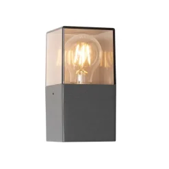 Smart moderne buiten wandlamp antraciet IP44 incl. Wifi P45 - Denmark