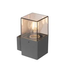 Smart moderne buiten wandlamp antraciet IP44 incl. Wifi P45 - Denmark