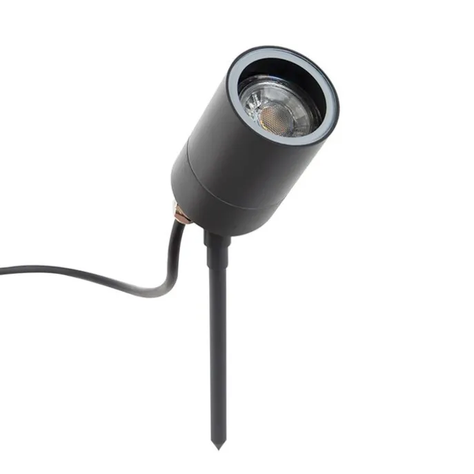 Smart moderne prikspot antraciet IP44 incl. wifi GU10 - Solo