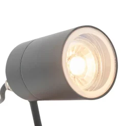 Smart moderne prikspot antraciet IP44 incl. wifi GU10 - Solo