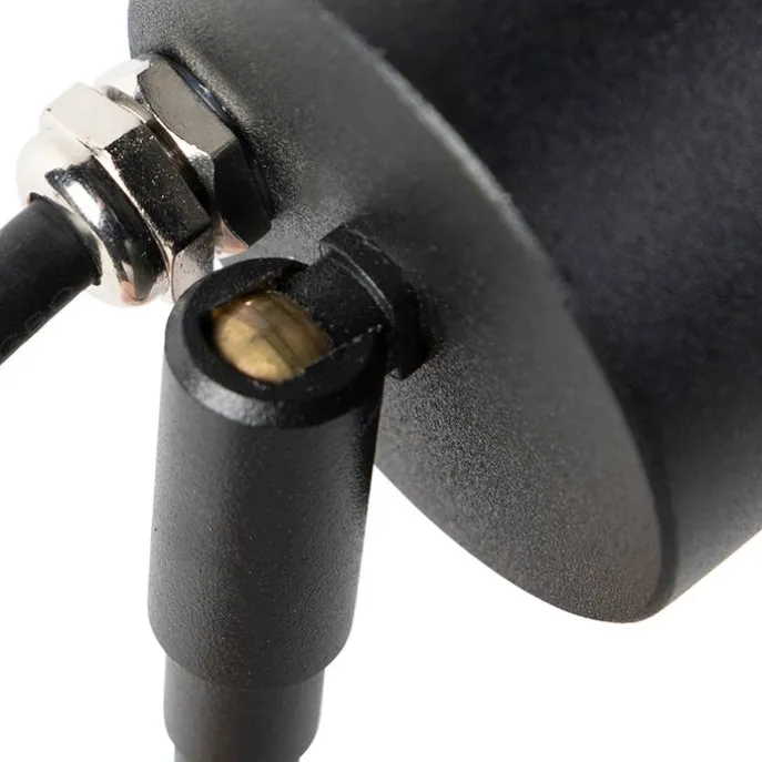 Smart moderne prikspot zwart IP44 incl. wifi GU10 - Solo