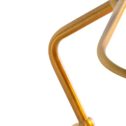 Smart notarislamp brons met amber glas incl. Wifi A60 - Banker