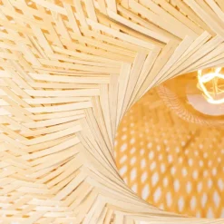 Smart plafondlamp bamboe 50 cm incl. Wifi G95 - Ostrava