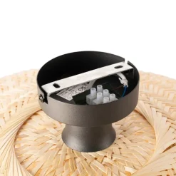 Smart plafondlamp bamboe 50 cm incl. Wifi G95 - Ostrava