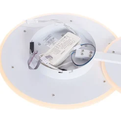 Smart plafondlamp messing, staal en grijs incl. LED - Stan