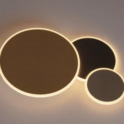 Smart plafondlamp messing, staal en grijs incl. LED - Stan