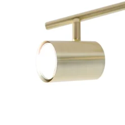 Smart plafondlamp messing verstelbaar incl. 3 Wifi GU10 - Jeana